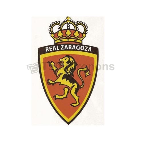 Real Zaragoza T-shirts Iron On Transfers N3461 - Click Image to Close